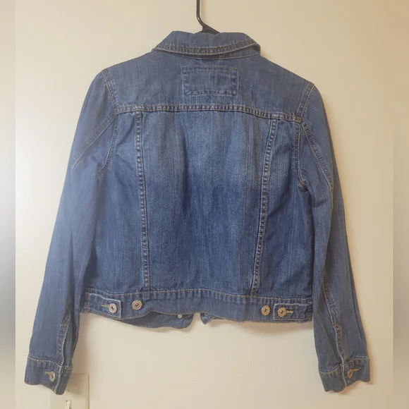 Bagatelle Boho Flower Embroidery Jean Jacket - Picture 16 of 16